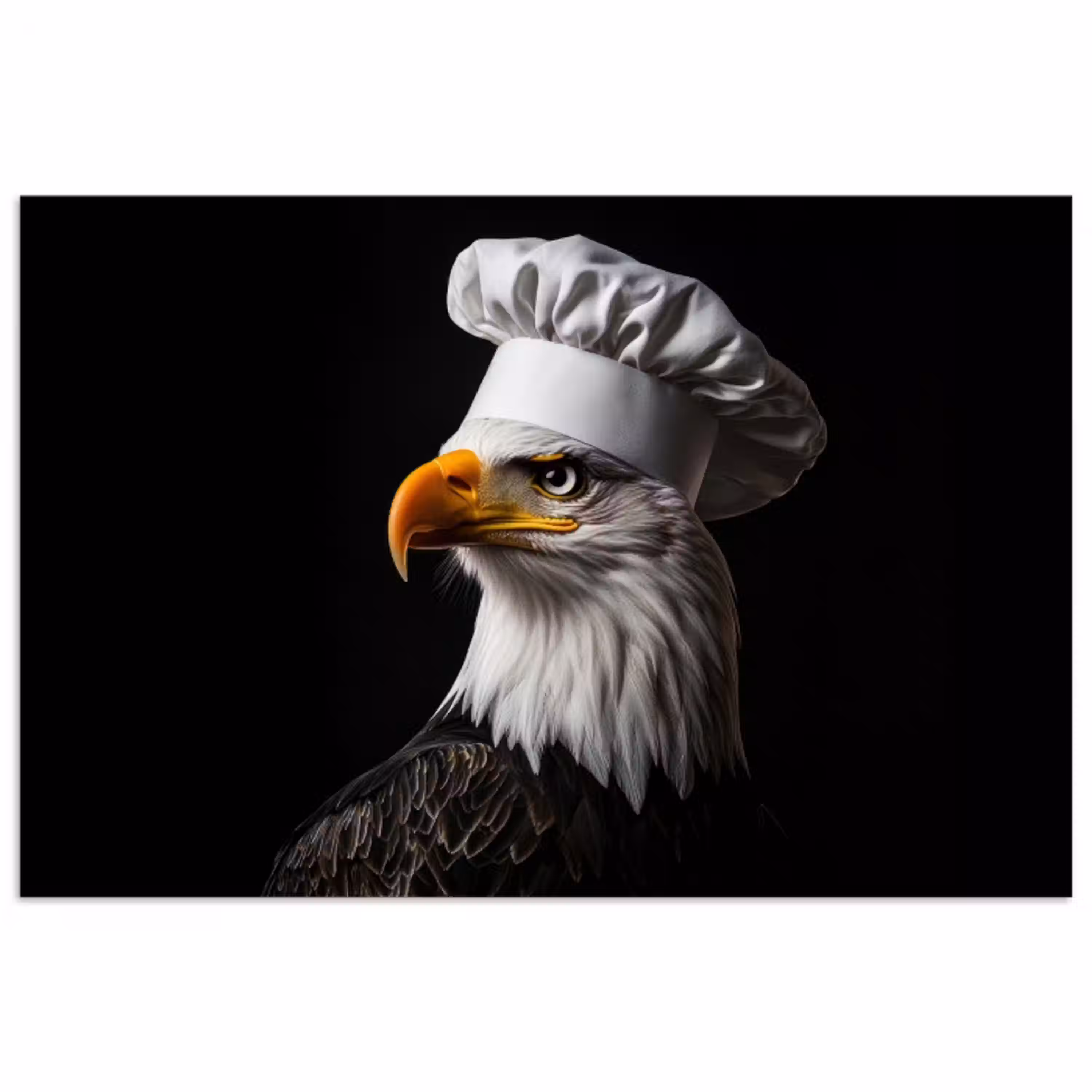 Arend -Amerika - Koksmuts - Vogel - Stoer poster papier klein -3d