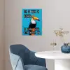 Vogel - Toekan - Blauw - Quotes poster papier klein -sfeer3