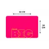 Minimalistisch - Roze - Dream big - Grafisch Placemat vinyl groot -specs
