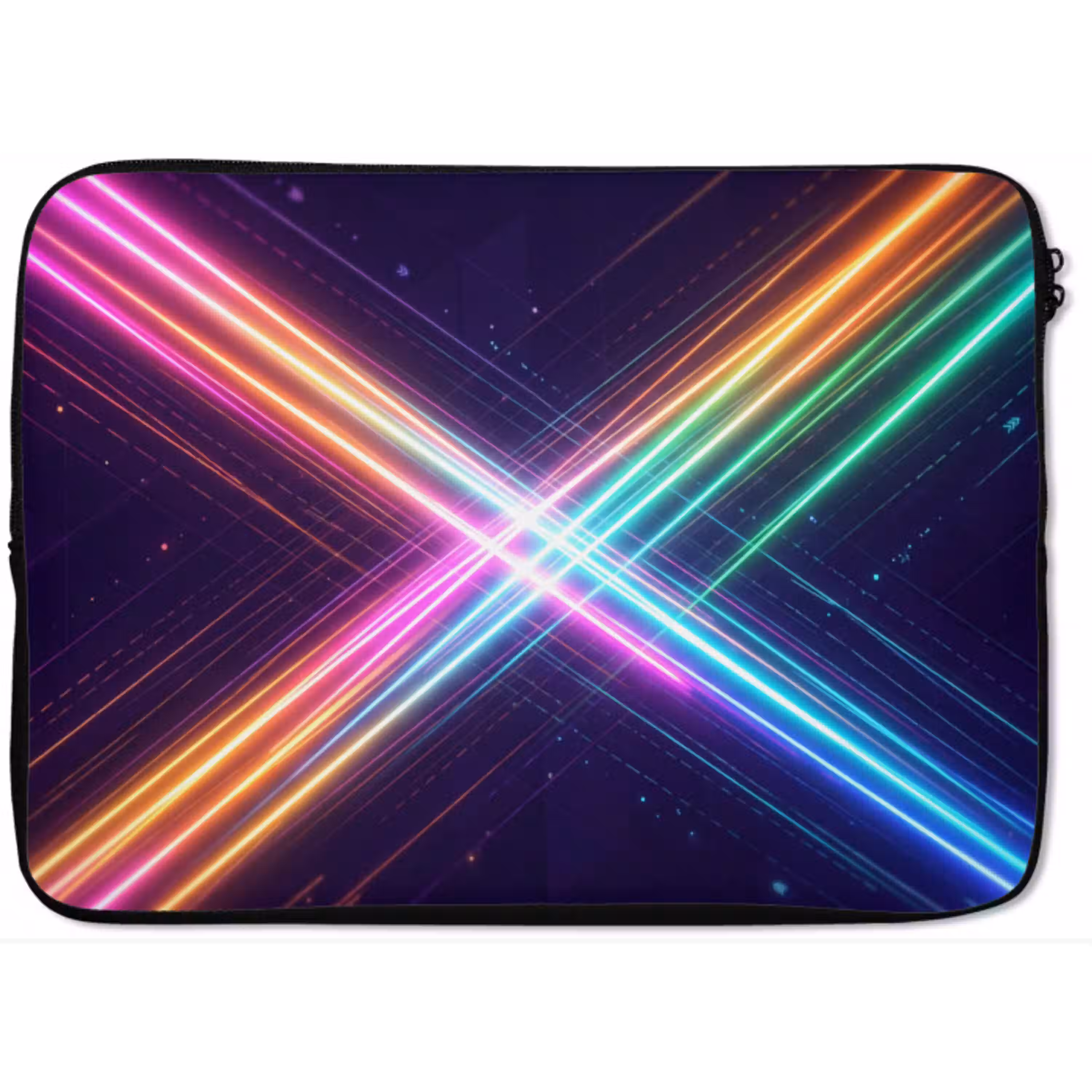 Kruisen - Lasterstralen - Neon laptophoes neopreen klein -zkaufland3dotto