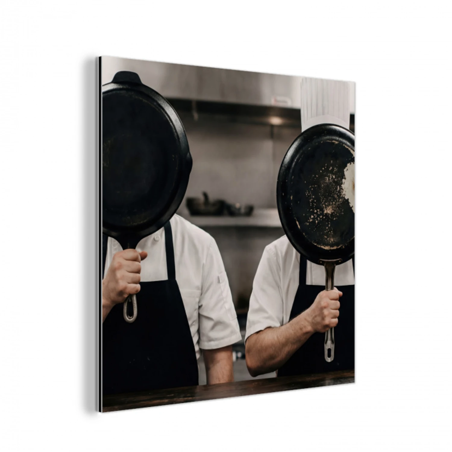 Koks - Koekenpannen - Keuken aluminium wit klein -3d