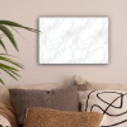 Minimalistisch - Wit - Grijze aders canvas 2cm klein 34 -sfeer1