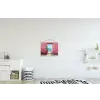 Zee - Roze - Cactus textielposter latten blank klein -kinderkamer