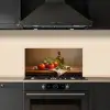 Tomaten - Olijfolie - Stilleven keuken achterwand spatscherm klein -sfeer1