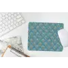 Symmetrisch - Patroon - Blauw muismat rubber klein 262 -witbureau