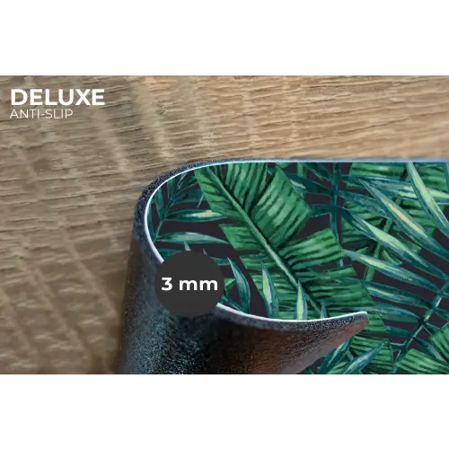 Jungle - Bladeren - Tropical Placemat vinyl groot -closeup