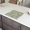 Vlakken - Rustiek - Groen Inductie beschermer vinyl 3mm middel 274 -sfeer8