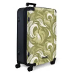 Abstract - Textuur - Groen NBS - Large koffer - Volwassenen Unisex groot -product1
