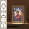 Superheld - Jongens - Rook - Kleuren Light Box met kabel (Kinderlampje) klein -USP_NL