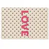 Love - Stippen - Roze Deurmat klein -zkaufland3d