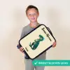 Dino - Dier - Blauw - Groen Kinderkoffer - Zwart klein -sfeer4_NL