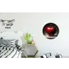 Apple - Hart - Rood Wandcirkel aluminium klein -kinderkamer