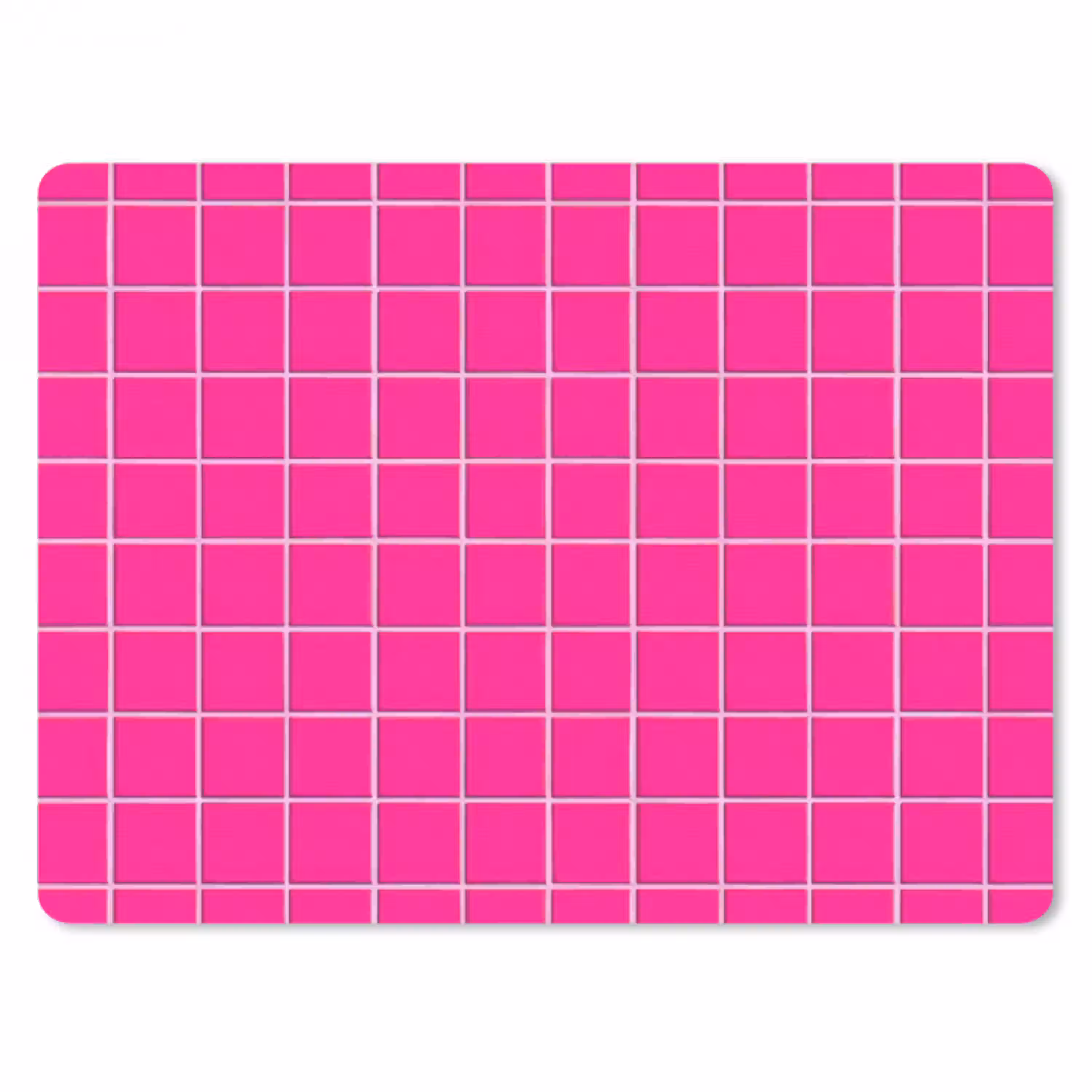 Tegels - Vierkant - Fuchsia muismat rubber klein 262 -3d