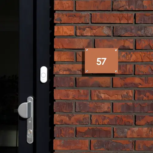 Terracotta - Traditioneel Naambord Rechthoek middel -sfeer1-rechthoek-S