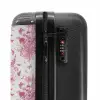 Klassiek boeket patroon roze NBS - Handbagage koffer - Kinderen Unisex middel -slot