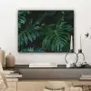 Monstera -  Inductie beschermer - Bladeren - Tropical - Afdekplaat voor kookplaat canvas 2cm klein -sfeer6