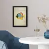Kleurrijk - Vis - Schubben - Illustratie fotolijst zwart zonder passe partout klein -sfeer4