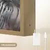 Zebra - Wilde dieren - Vlinder - Bloemen Light Box met batterij (Wandlamp) middel -USP_websiteoplaadbaarNL
