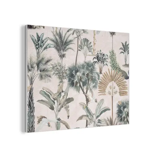 Bladeren - Monstera - Jungle - Tropical PET vilt klein -3d