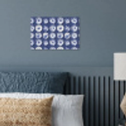 Borden - Floraal - Blauw poster papier klein 62 -sfeer2