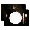 Ijsbeer - Hoed - Bril - Stoel Placemat vinyl groot -zzsfeer2_Kitchenyeah-website