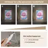 Tie dye - Abstract - Blauw - Roze Light Box met kabel (Kinderlampje) klein -USP_dimbaarNL