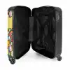 Monster met Stippen NBS - Handbagage koffer - Kinderen Unisex middel -binnenkant
