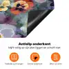 Pastel - Viooltjes - Groen - Patroon Inductie beschermer vinyl 3mm klein 276 -zzzzzzz-td-onderkant
