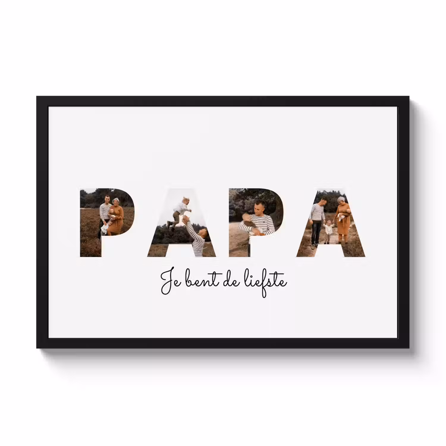 Foto in lijst - Papa