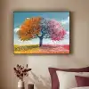 Boom - Kleurrijk - Natuur - Levensboom Textielframe - compleet frame klein -sfeer1