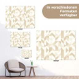 Modern - Abstract - Beige tuinposter los doek klein 239 -Xsfeer9_DE