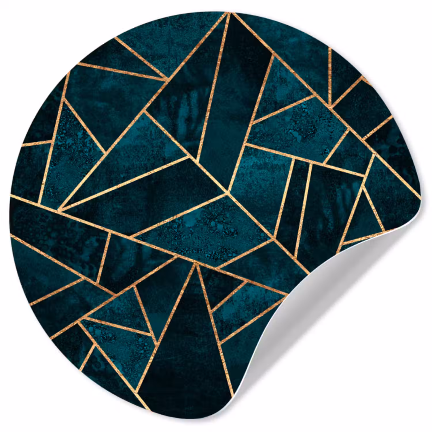 Behangcirkel - Stenen - Goud - Luxe - Patronen - Abstract
