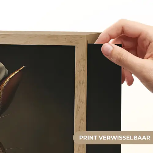Konijn - Kok - Dier Light Box met batterij (Wandlamp) middel -USP_websiteprintNL