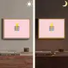 Blah - Bliksem - Roze Light Box met batterij (Wandlamp) middel -sfeer3
