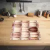 Macarons - Beige - Bruin Inductie beschermer vinyl 3mm middel -sfeer5