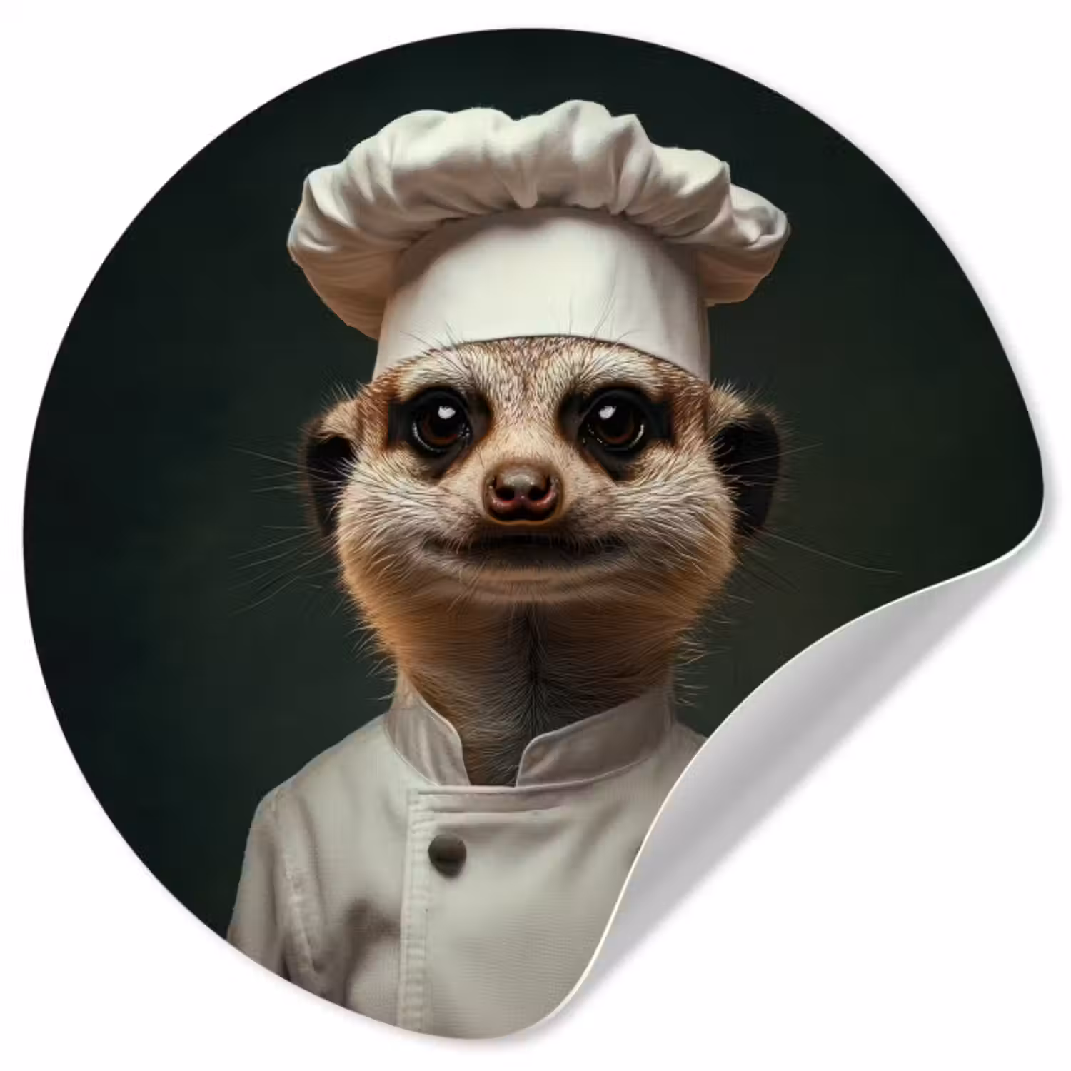Behangcirkel - Dier - Kok - Stokstaartje