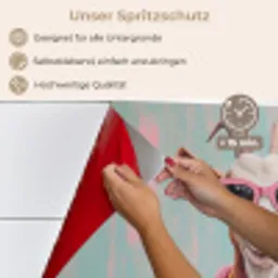 Zonnebril - Roze - Geit - Horen keuken achterwand spatscherm klein -spatscherm_DE