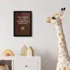 Bruin - Zomer - Quote - Drinken fotolijst zwart zonder passe partout klein -usfeer4_kinderkamer