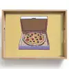 Pizza - Doos - Salami - Illustratie Dienblad Rechthoek middel -z3d_shopping
