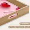 Lollies - Hartjes - Roze Dienblad Rechthoek middel -USP_HandgreepNL