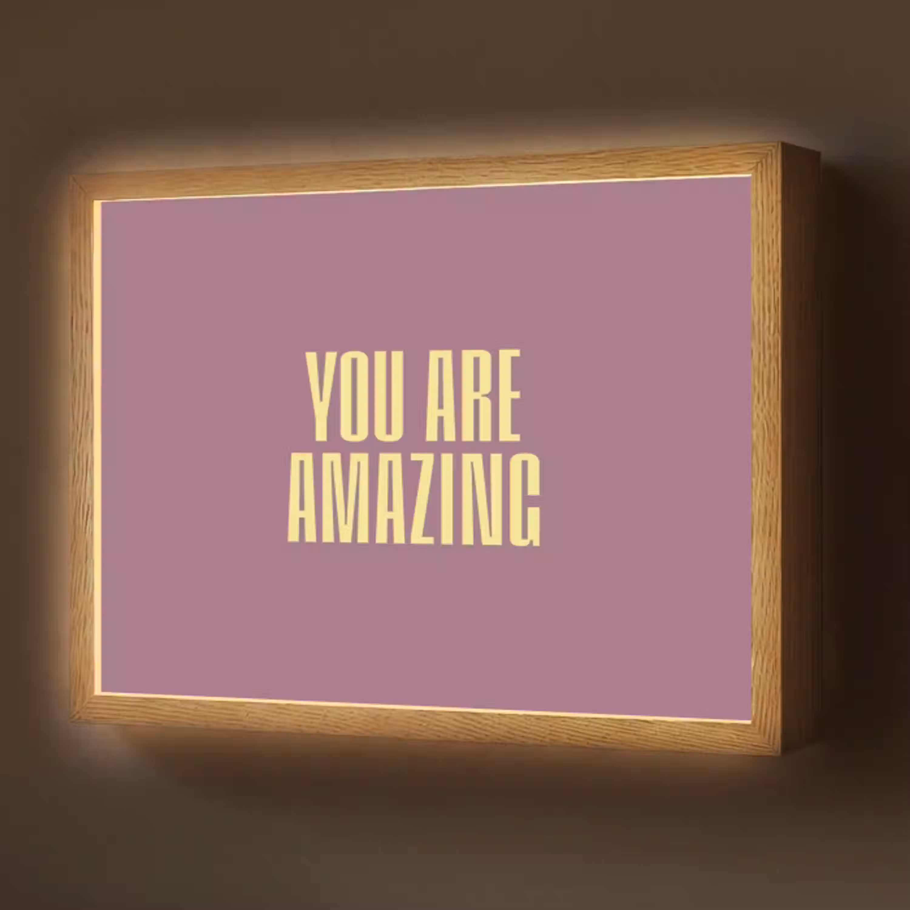 Tekst - Paars - Amazing Light Box met batterij (Wandlamp) middel -z3d_website