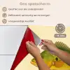 Schubben - Vis - Groen - Illustratie keuken achterwand spatscherm klein -spatscherm_NL