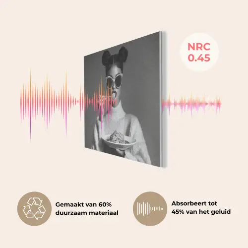 Vrouw - Pasta - Zonnebril PET vilt klein -USP_NL