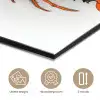 Kreeft - Zwart - Oranje - Wit - Uniek aluminium wit klein -closeup_NL