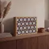 traditioneel - Element - Kleurrijk Light Box met batterij (Wandlamp) middel 907 -sfeer2