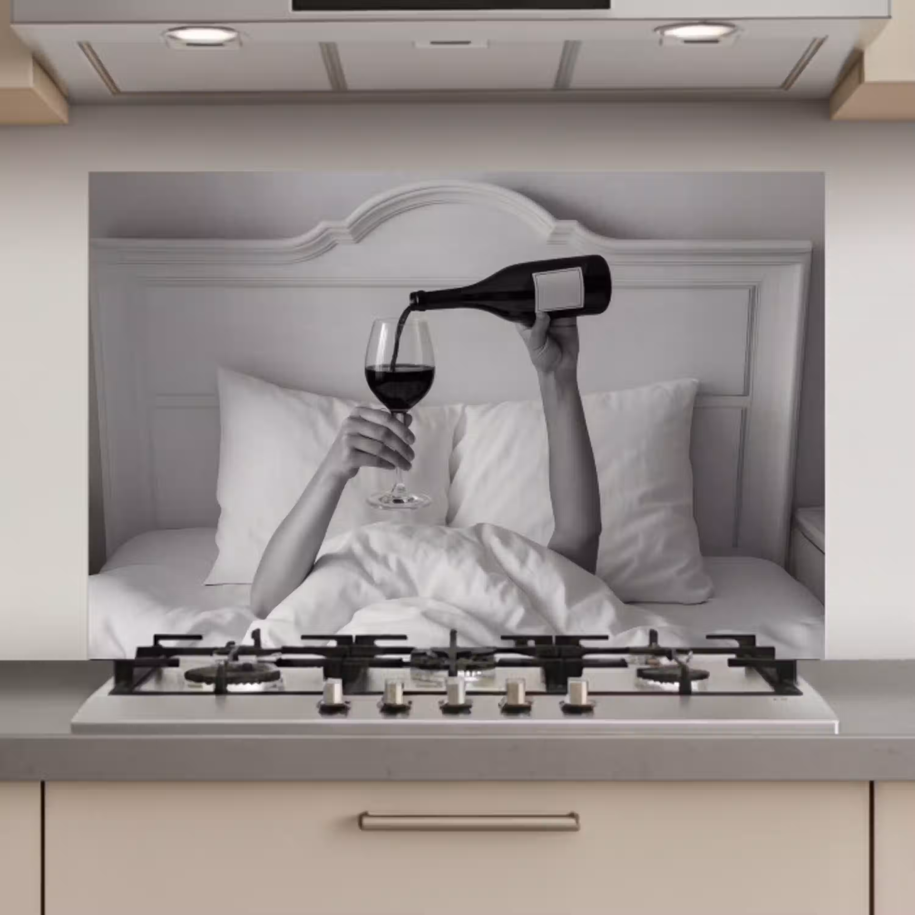 Lakens - Armen - Wijn - Glas keuken achterwand spatscherm klein -3d_website