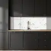 Design - Paardenbloem - Bloemen keuken achterwand 2 middel 871 -sfeer1