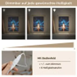 Raket - Ruimte - Blauw - Licht Light Box met kabel klein -USP_dimbaarDE