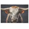 Stier - Kleurrijk - Hoorns Deurmat klein -zkaufland3d