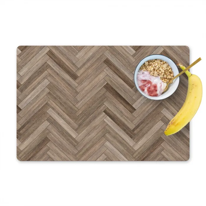 Patronen - Hout - Bruin Placemat vinyl groot 368 -zzzproduct_Kitchenyeah-website